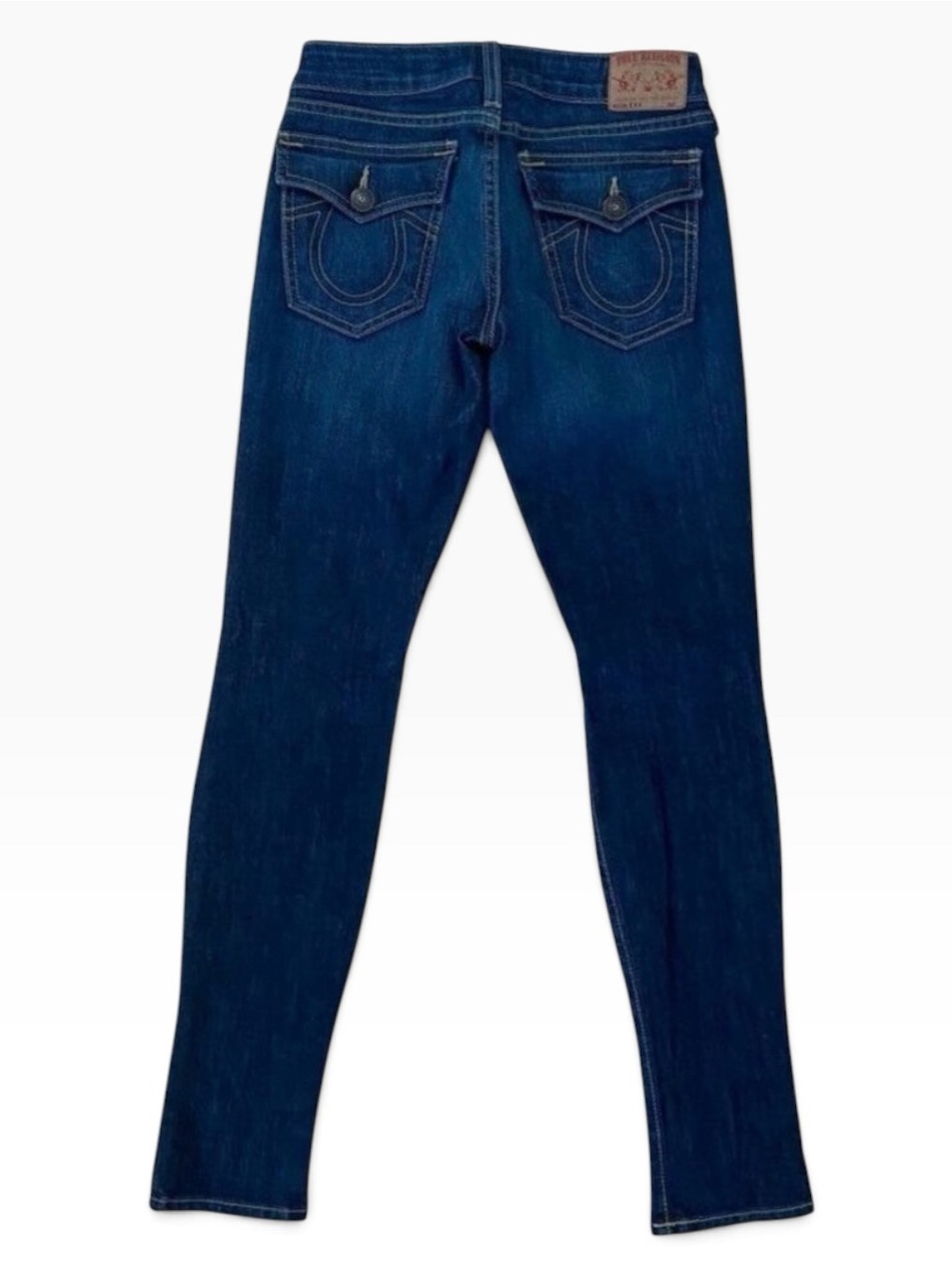 True Religion XXX julie jeans button fly low rise flap pockets lightweight 25